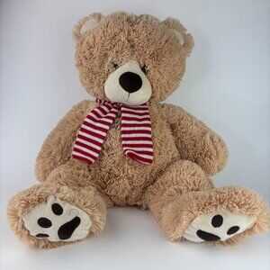 Inter American Teddy Bear Brown 24" Plush Stuffed Animal Toy with Scarf